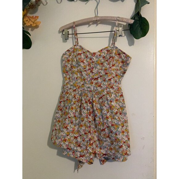 Have &Have Women Floral Short Jumpsuit Size S Casual Romper Summer Beach Playsui - Picture 1 of 11